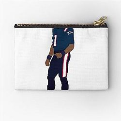 Cam Newton Patriots Zipper Pouch