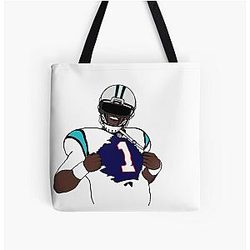 Cam Newton Pats All Tote Bag