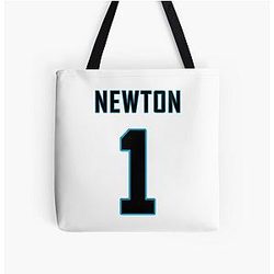 Cam Newton Football Jersey Tote Bag