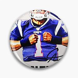 Cam Newton Welcome to the Patriots Pin
