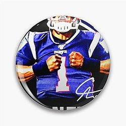 Cam Newton Welcome to the Patriots Pin