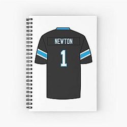 Cam Newton Jersey Notebook