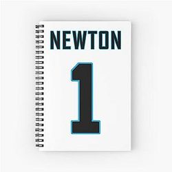 Cam Newton Football Jersey Notebook