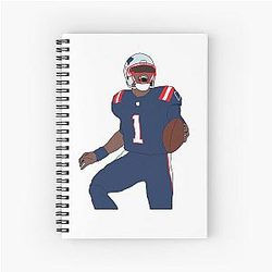 New England Patriots Spiral Notebook Cam Newton