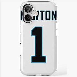 Cam Newton Football Jersey iPhone Tough Case