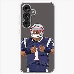 Cam Newton New England Patriots Jersey Samsung Galaxy Soft Case