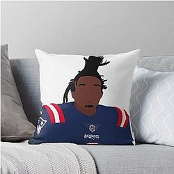 Cam Newton Patriots Throw Pillow