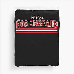 Let's Go New England Patriots Cam Newton Duvet Cover