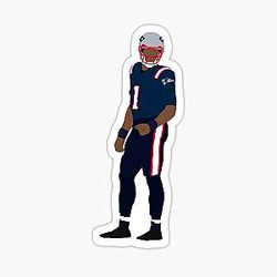 Cam Newton Patriots Sticker
