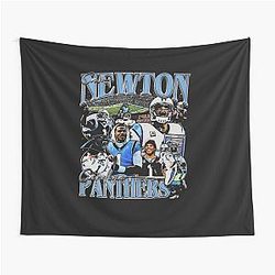 Cam Newton Vintage Bootleg Yellow Family Studio Tapestry