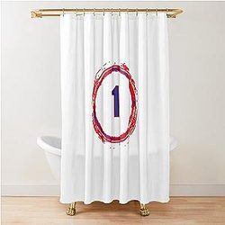 Cam Newton Patriots T-Shirt Shower Curtain