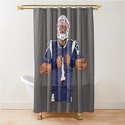 Cam Newton New England Patriots Shower Curtain