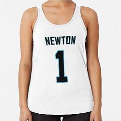 Cam Newton Football Jersey Tank Top