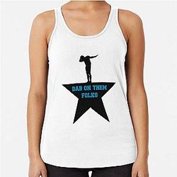 Cam Newton Dab Black Racerback Tank Top