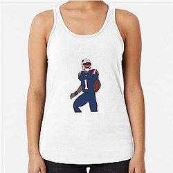 New England Patriots Cam Newton Tank Top