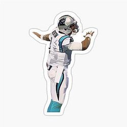 Cam Newton Panthers Sticker