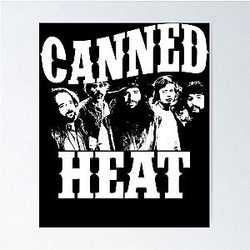 Canned Heat ホワイトヴィンテージ ポスター
