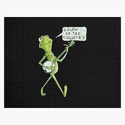 Kermit Sings Canned Heat - Going Up The Country 1 T-Shirt Jigsaw Puzzle