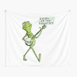 Kermit Sings Canned Heat Going Up The Country Tapestry