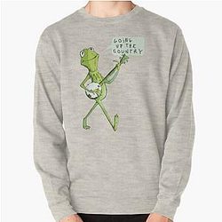 Kermit Sings Canned Heat Going Up The Country Pullover Sweatshirt
