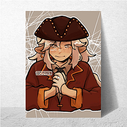 CaptainPuffy Cheerful Stream Design Captain Puffy Posters