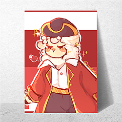 CaptainPuffy Dream SMP Ally Fashion Captain Puffy Posters