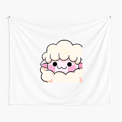 CaptainPuffy Positive Vibes Graphic Captain Puffy Tapestries