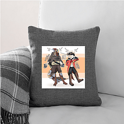 CaptainPuffy Whimsical Style Captain Puffy Pillows Cover