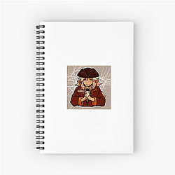 CaptainPuffy Cheerful Stream Design Captain Puffy Notebook