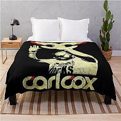 Carl Cox Grungy Old School House Minimal Techno Throw Blanket