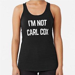 I'm not Carl Cox Racerback Tank Top