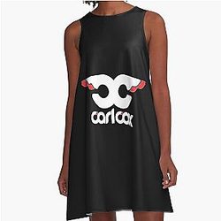 Best Seller Carl Cox Logo Merchandise A-Line Dress
