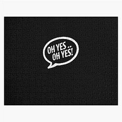 Carl Cox Oh Yes White Text Classic T-Shirt Jigsaw Puzzle