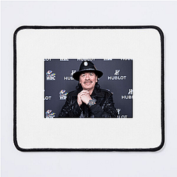 Carlos Santana Iconic Guitar Solo Graphic Carlos Santana Mouse Pads