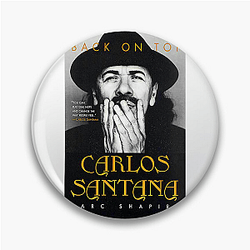 Carlos Santana Peace & Music Vibe Carlos Santana Pins