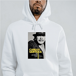 Carlos Santana Unique Guitar Neck Motif Carlos Santana Hoodies