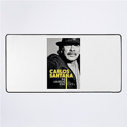Carlos Santana Unique Guitar Neck Motif Carlos Santana Mouse Pads
