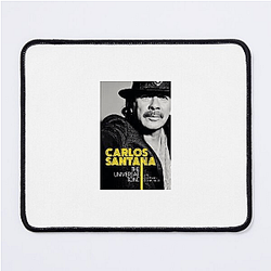 Carlos Santana Unique Guitar Neck Motif Carlos Santana Mouse Pads