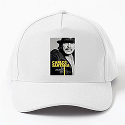 Carlos Santana Unique Guitar Neck Motif Carlos Santana Hats & Caps