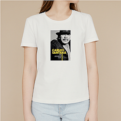 Carlos Santana Unique Guitar Neck Motif Carlos Santana T-Shirts