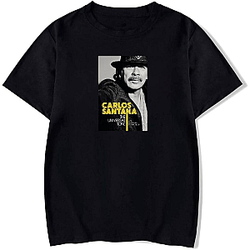 Carlos Santana Unique Guitar Neck Motif Carlos Santana T-Shirts