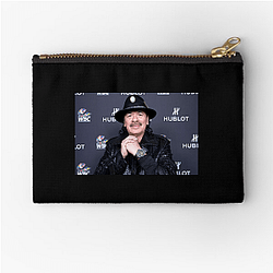 Carlos Santana Iconic Guitar Solo Graphic Carlos Santana Zipper Pouches