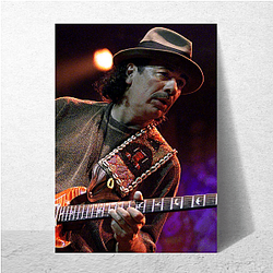 Carlos Santana Black Magic Woman Tee Carlos Santana Posters