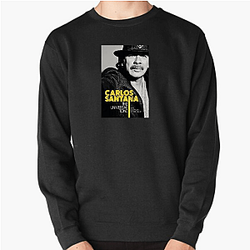 Carlos Santana Unique Guitar Neck Motif Carlos Santana Sweatshirts