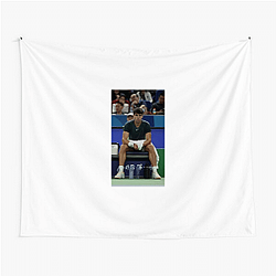 Carlos Alcaraz Always Explosive Always Winning Carlos Alcaraz Tapestries