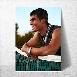 Carlos Alcaraz US Open King Carlos Alcaraz Poster
