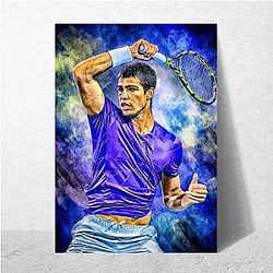 Carlos Alcaraz Uma verdadeira lenda Carlos Alcaraz Posters