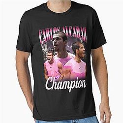 Carlos Alcaraz Champion Vintage Art Style Essential T-Shirt