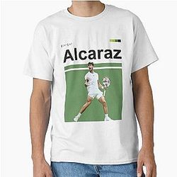 Carlos Alcaraz Poster A Gift for Him, Carlos Alcaraz, Tennis, Champion, Sport Classic T-Shirt