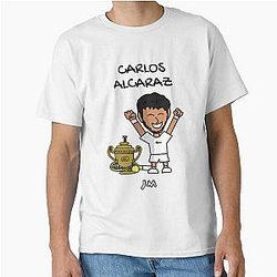 Carlos Alcaraz Champion Wimbledon London Spain Classic T-Shirt